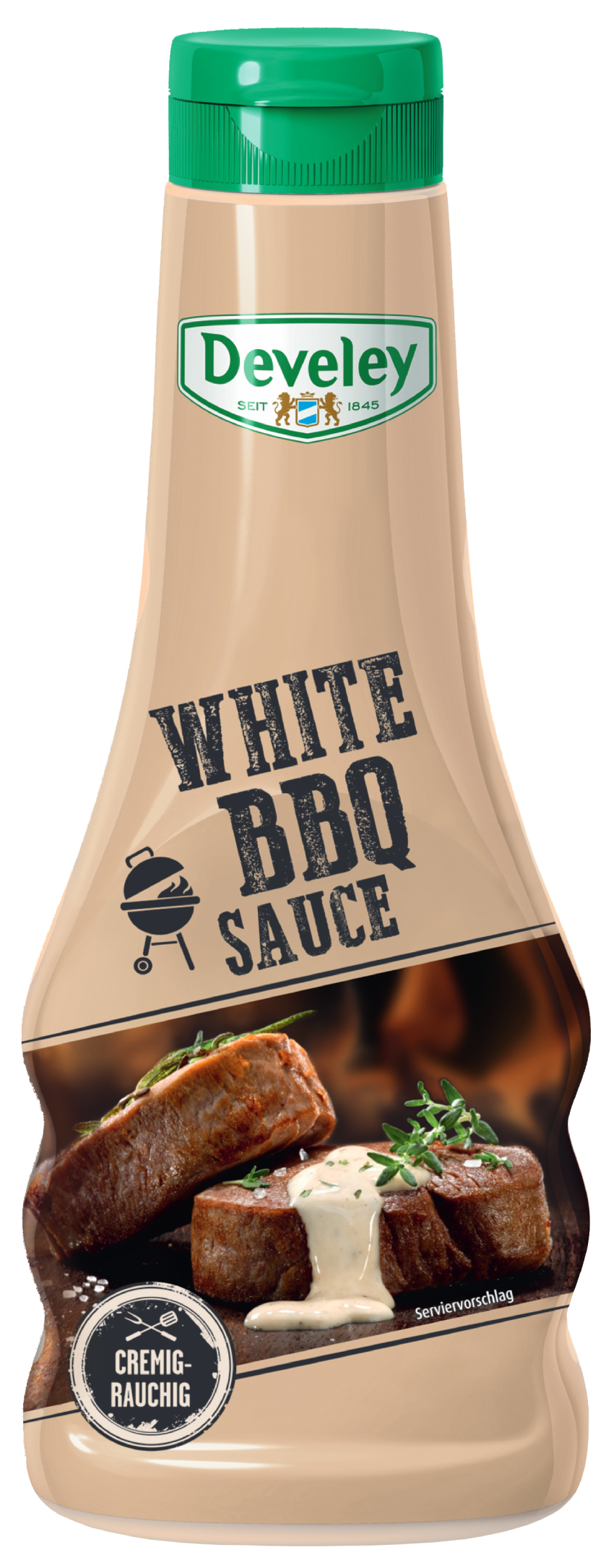 Die Burger Sauce von Develey ist fruchtig würzig und passt perfekt zu Wurst,  Burger und Steak, Squeeze, 250ml, grillsoße vegetarisch, Big Mac Soße,